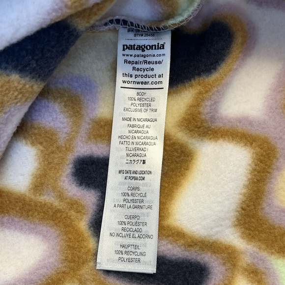 Patagonia Lightweight Synchilla Snap-T Pullover Sweater Women's XS Small Current - Picture 6 of 8